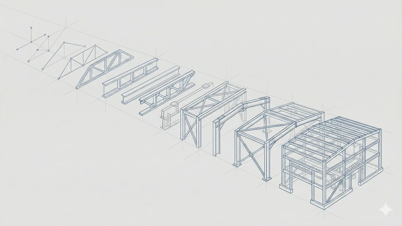 Secuencia de desarrollo de un modelo estructural